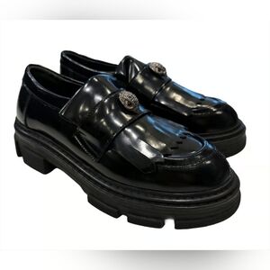 SIZE 8 KURT GEIGER LONDON BIRD EAGLE LUG PLATFORM SHOES